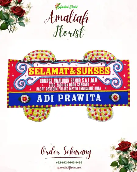 Papan Bunga Ucapan Selamat Kedunggupit